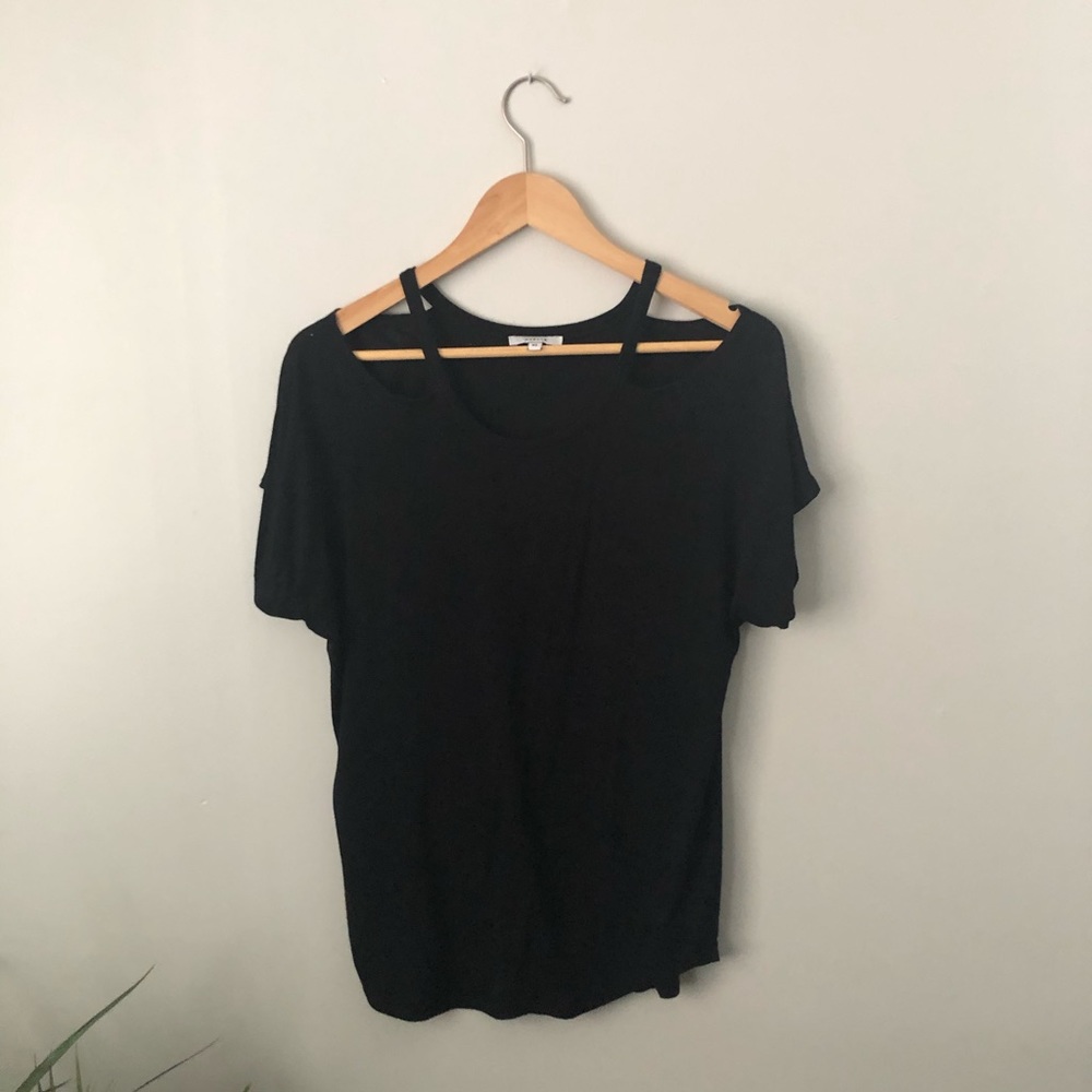 Stella & Dot Willow Cut Out Knit Top
